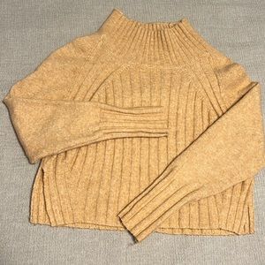 Top shop crop turtleneck sweater